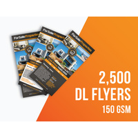 2,500 x DL flyers - Hot Deal - Free Shipping