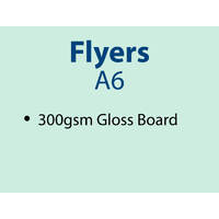 1,000 x A6 flyers - Trade - 300gsm. Inc GST