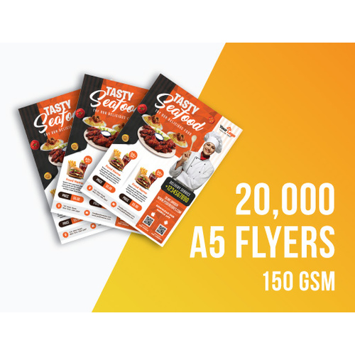 20,000 x A5 flyers - Hot Deal - Free Shipping