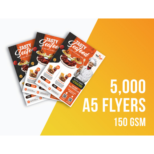 5,000 x A5 flyers - Hot Deal - Free Shipping