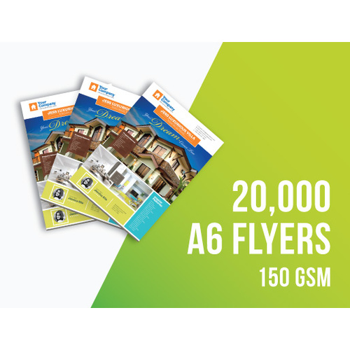 20,000 x A6 flyers - Hot Deal - Free Shipping