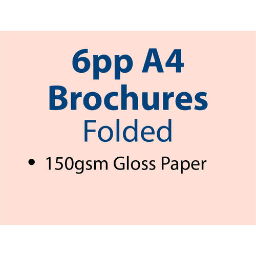 20,000 x 6pp A4  Brochures - Trade - Pickup - Inc GST