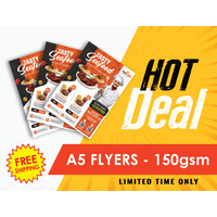 Hot Deal - A5 Flyers - 150gsm gloss