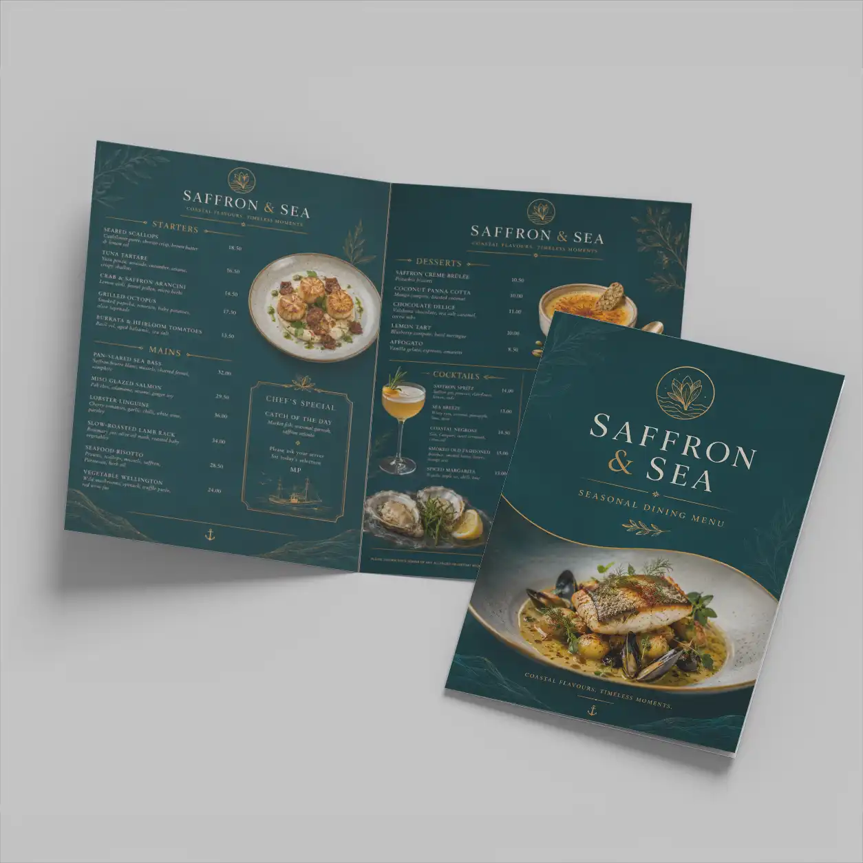 A3 Brochure Folded to A4 (4 pages)