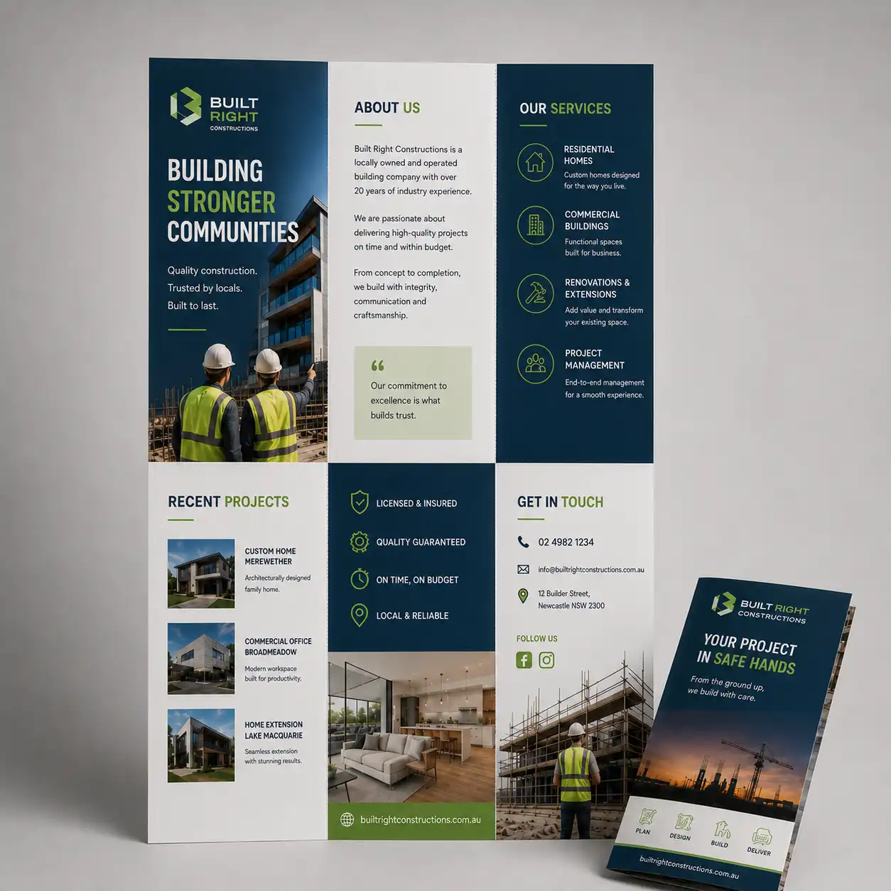 A3 Brochure Folded to DL (12 Pages)